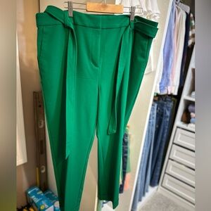 LOFT Vibrant Green Ankle Pants